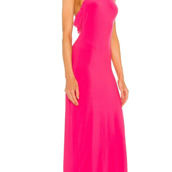 Norma Kamali Halter Turtle Gown - Picture 5 of 6